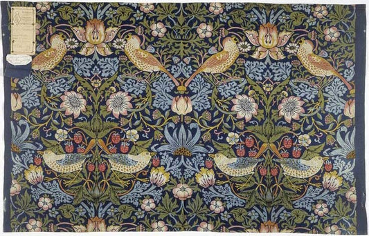 Strawberry Thief: The Morris Pattern That Stole Our Hearts (and Fruit)” 🍓💖