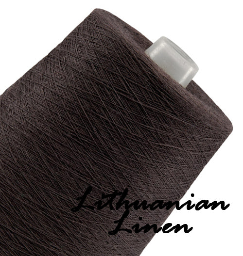 Linen yarn - brown