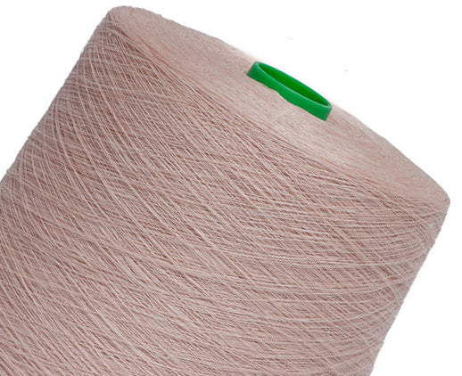 Linen yarn - powder pink