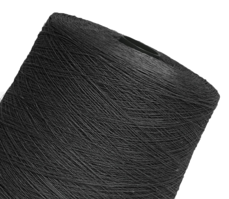 Linen yarn - dark grey