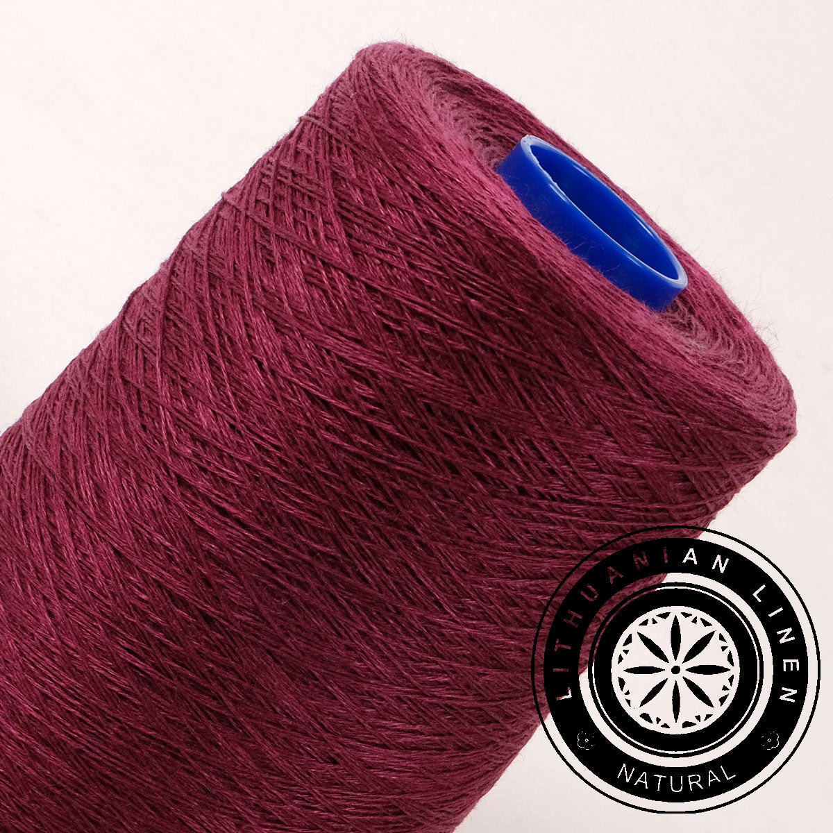 Red beets - linen yarn