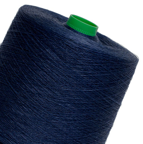 Linen yarn - navy blue