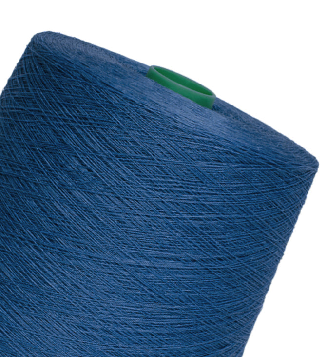Linen yarn - jeans blue