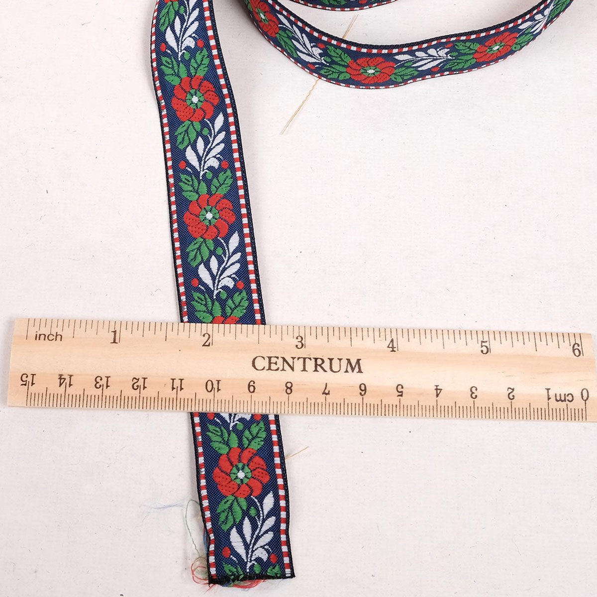 Avens Blue - Floral ribbon 25mm - 1463S