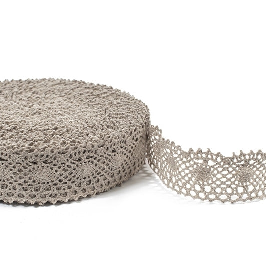 Linen lace trim - Gertrude - natur 45mm - 1145L