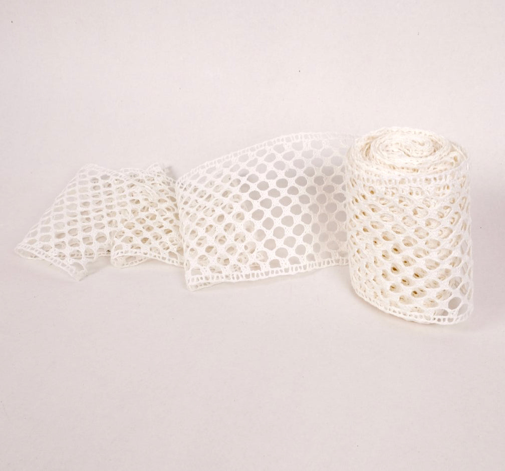 Retis Linen lace - white 120mm - 1143L