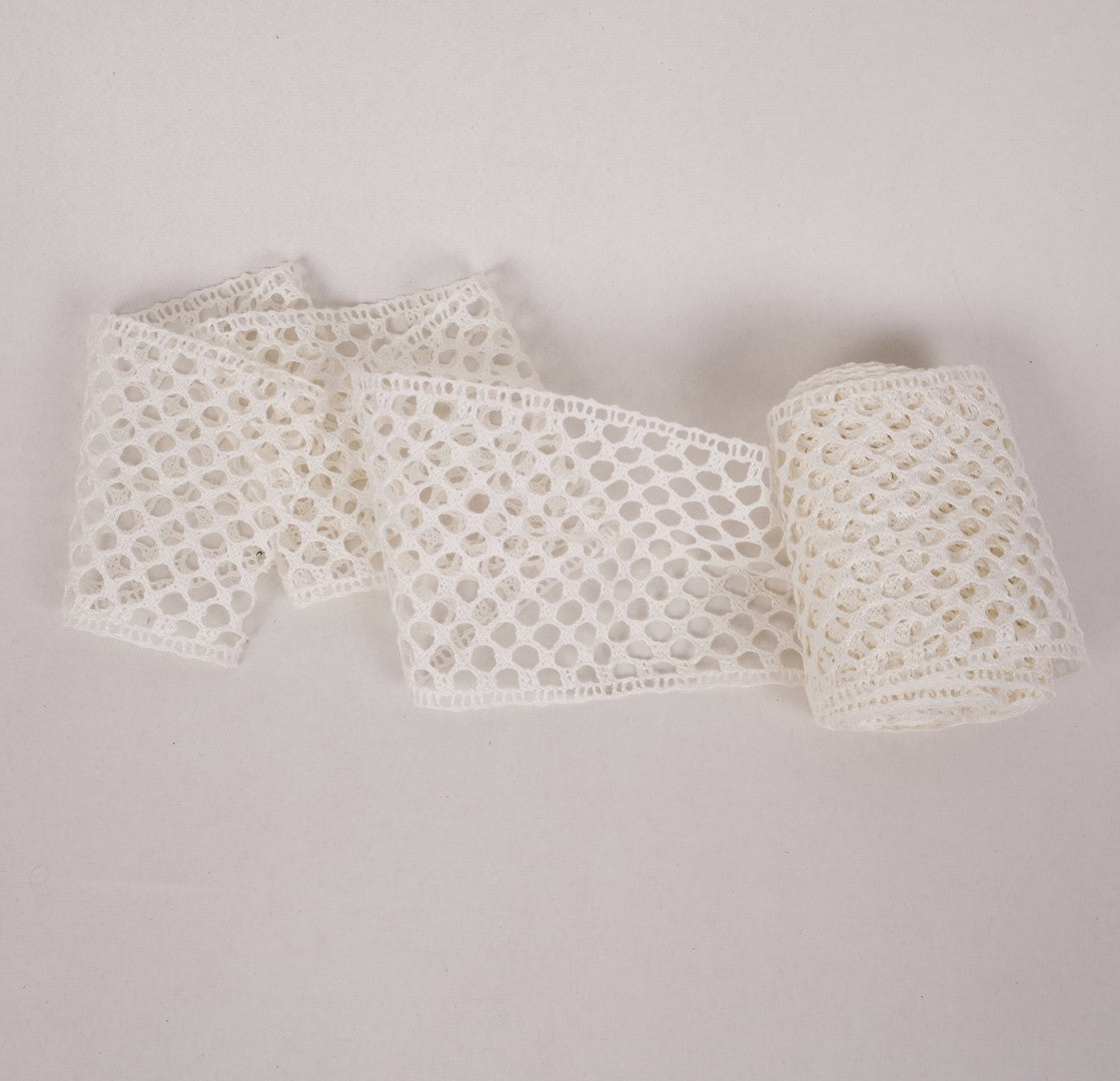 Retis Linen lace - white 120mm - 1143L