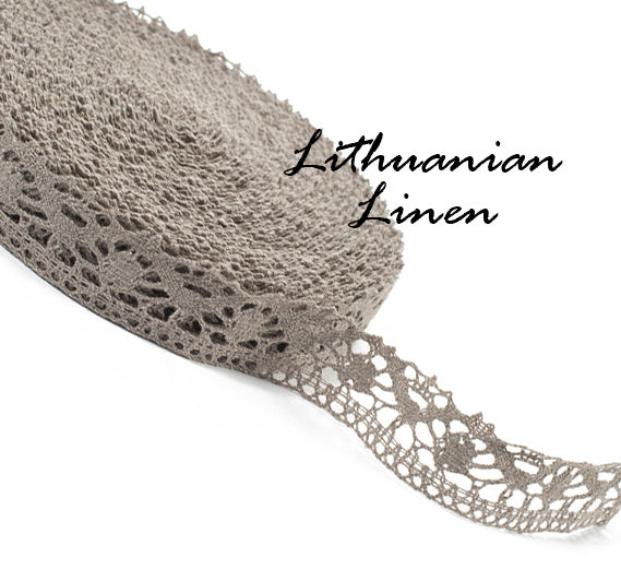 Elisabeth Linen lace - natur 30mm - 1190L