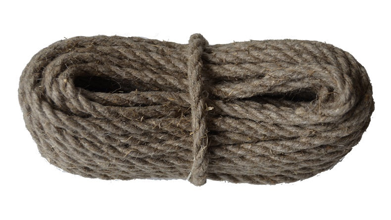 Twisted linen rope - natur 8mm - 1999G