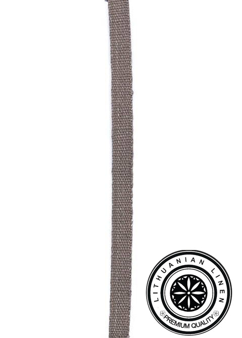 Woven flat linen rope - natur - 1905G