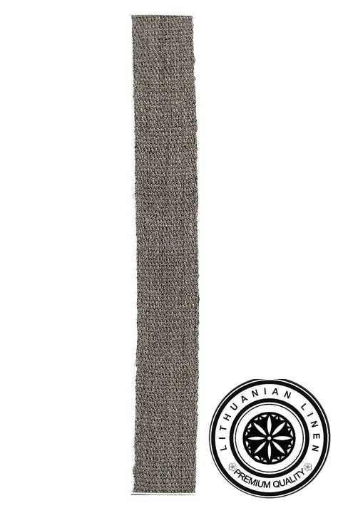 Woven flat linen rope - natur - 1905G