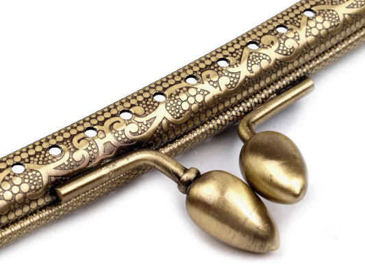 Metal purse frame - Brass