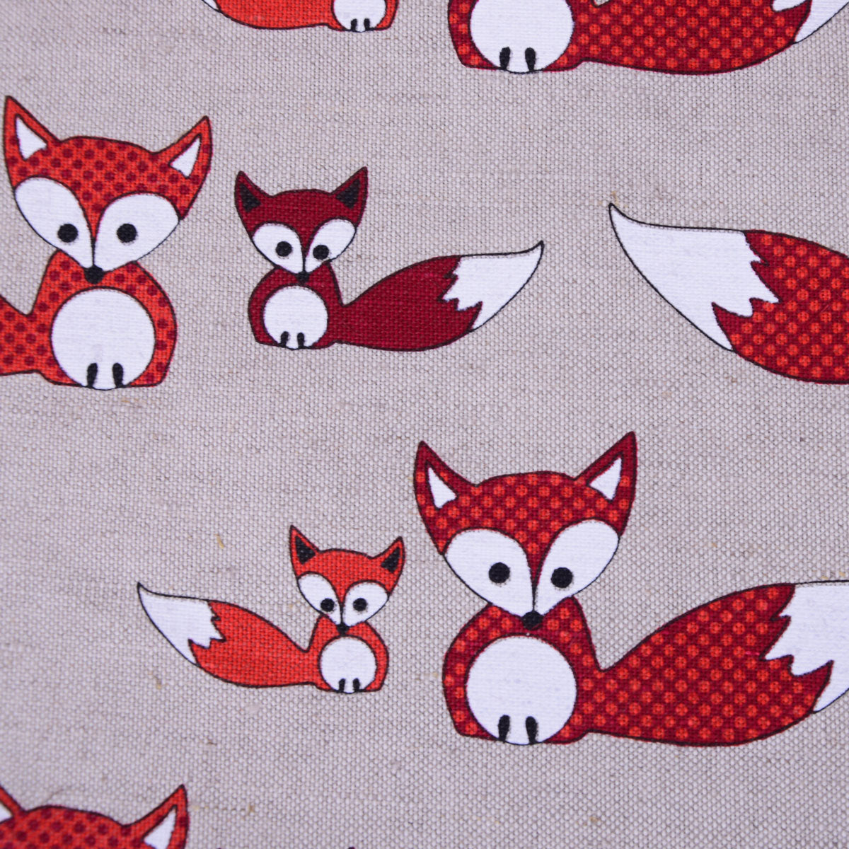 Print Fox - Linen cotton blended fabric - 962P