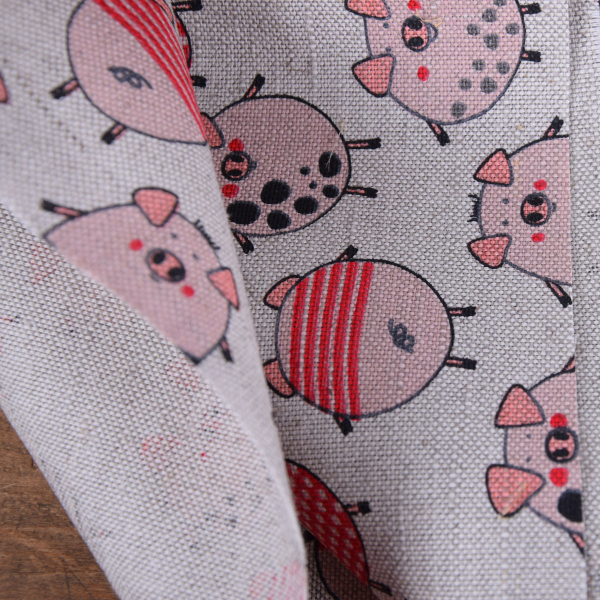 Print PIG - Linen cotton blended fabric - 968P