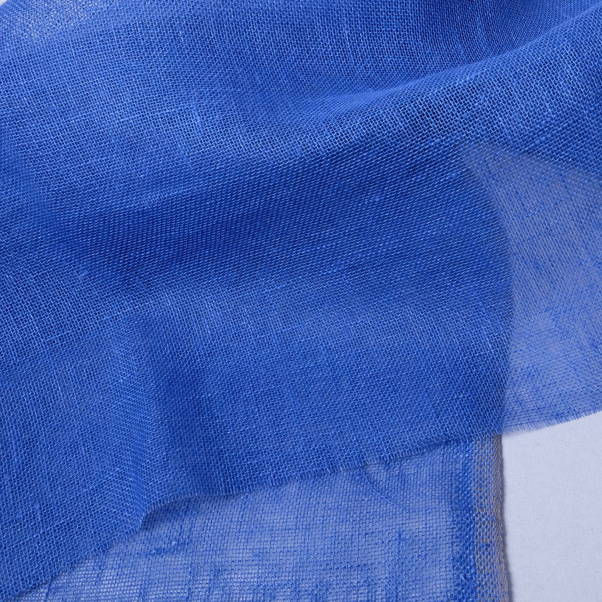 Sheer linen fabric - heaven blue - 809SH