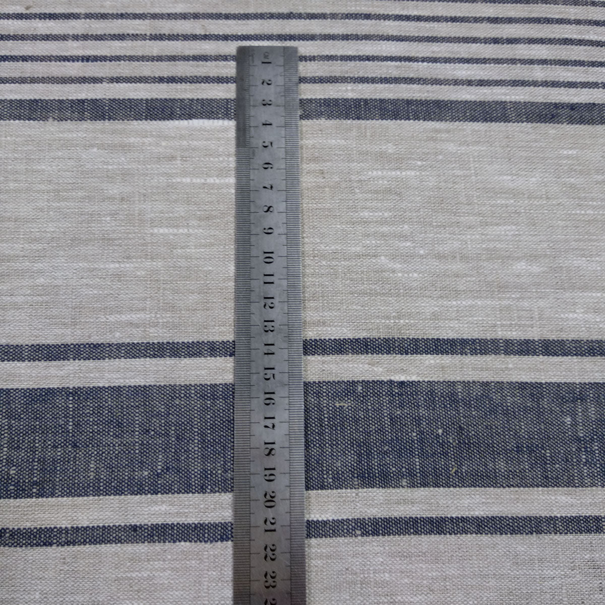 Village navy blue - linen - fabric - 289H