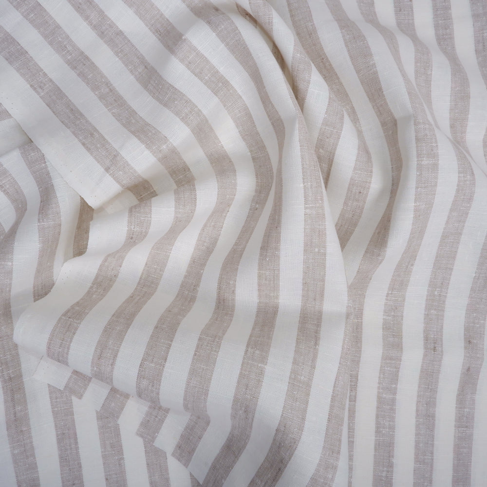 Flag striped - natur - linen fabric - 998P-261H