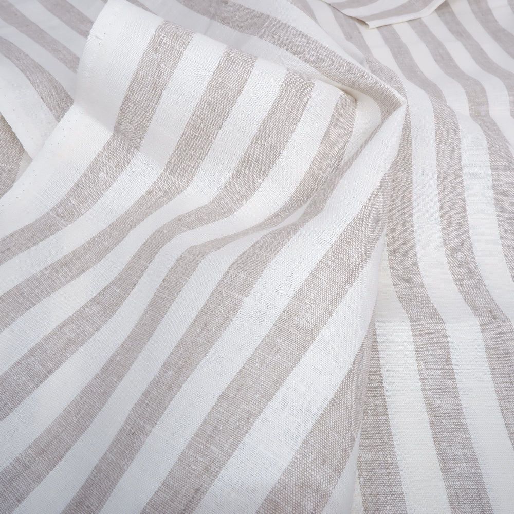 Flag striped - natur - linen fabric - 998P-261H