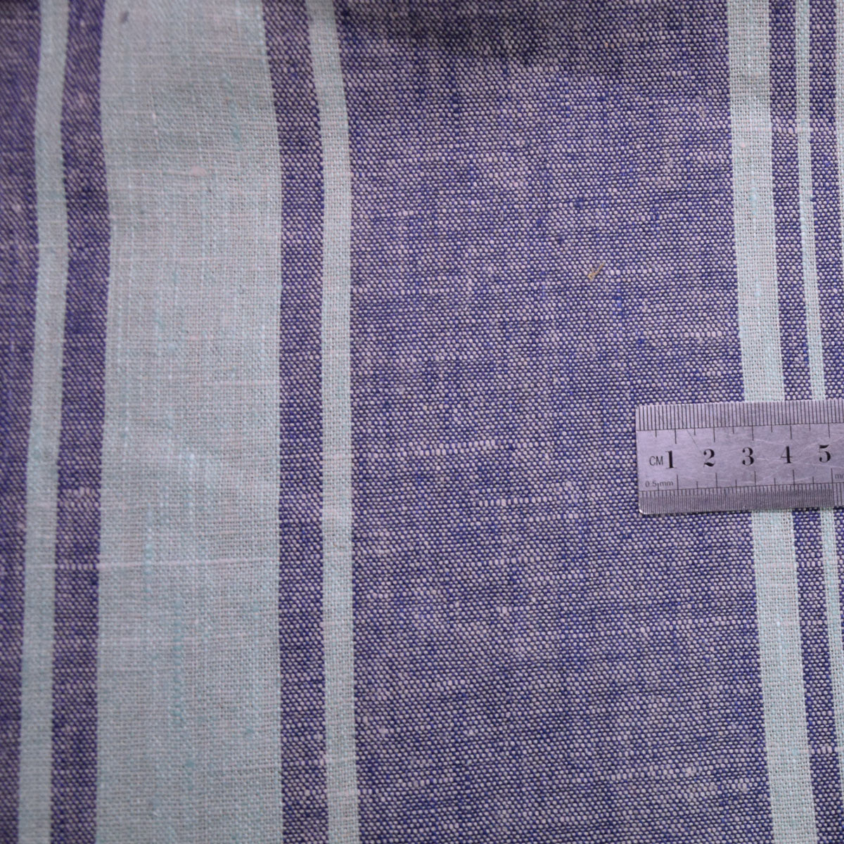 Village blue aqua - linen fabric - 280H