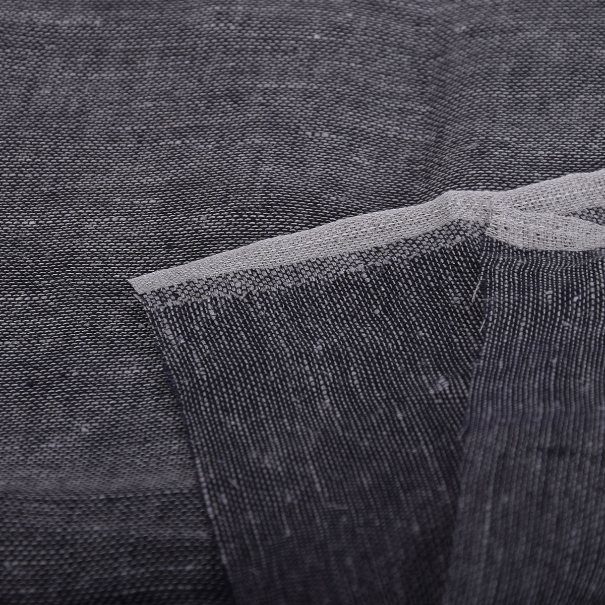 Sheer linen fabric - grey - 422SH
