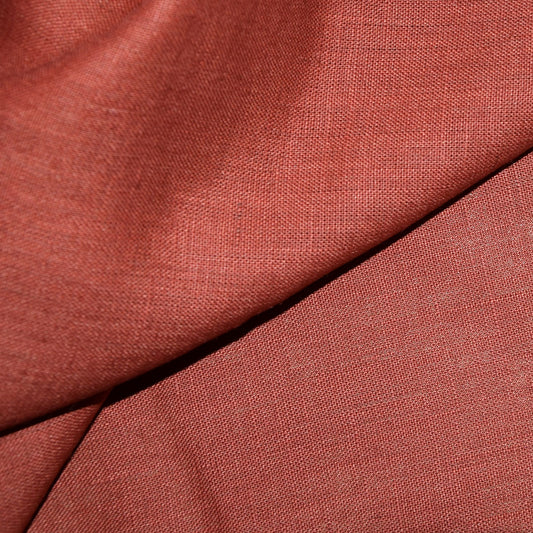 Ochra red - linen fabric - 180gsm - 470A