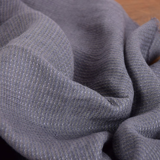 Waffle - grey - linen fabric - 358M