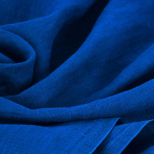 Royal blue - linen fabric - 180gsm - 501M