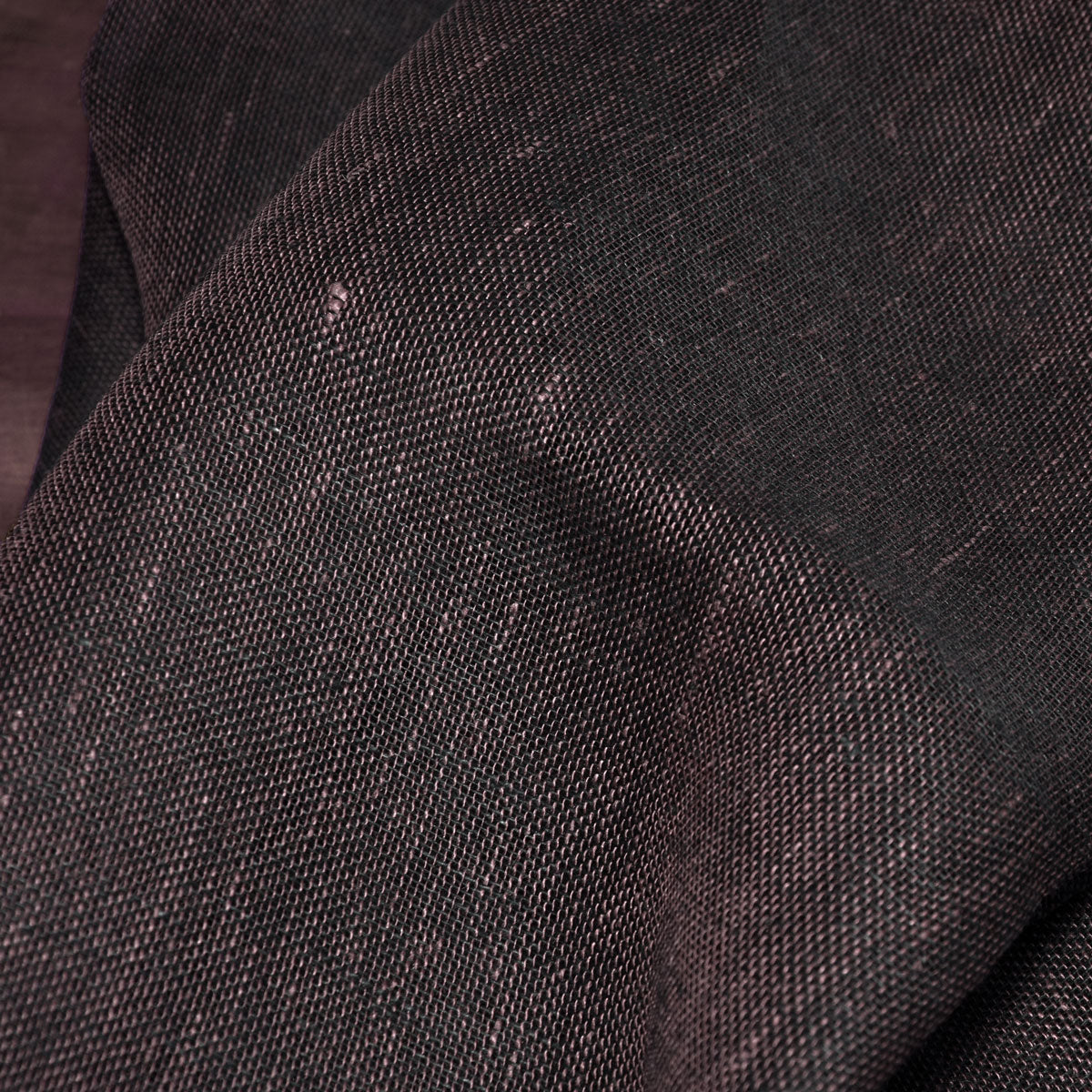 Sheer linen fabric - brown - 712SH