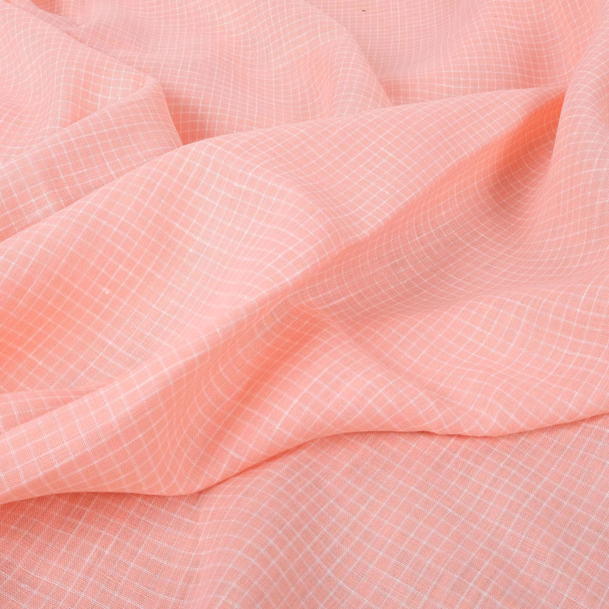 Notebook - Salmon pink - lightweight - linen fabric - 116LP