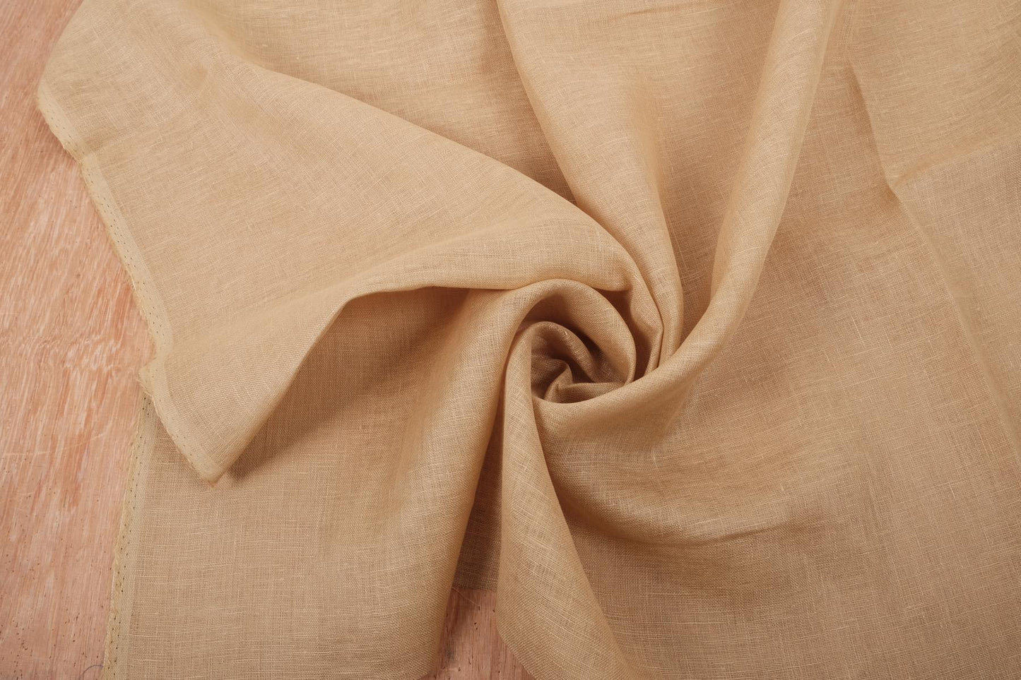 Sheer GAUZE linen - fabric - desert sand- 145SH