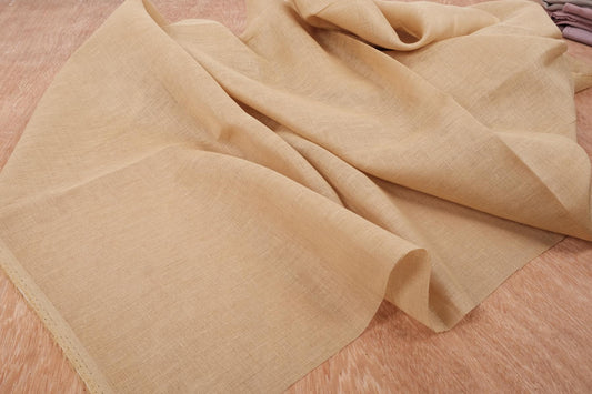 Sheer GAUZE linen - fabric - desert sand- 145SH