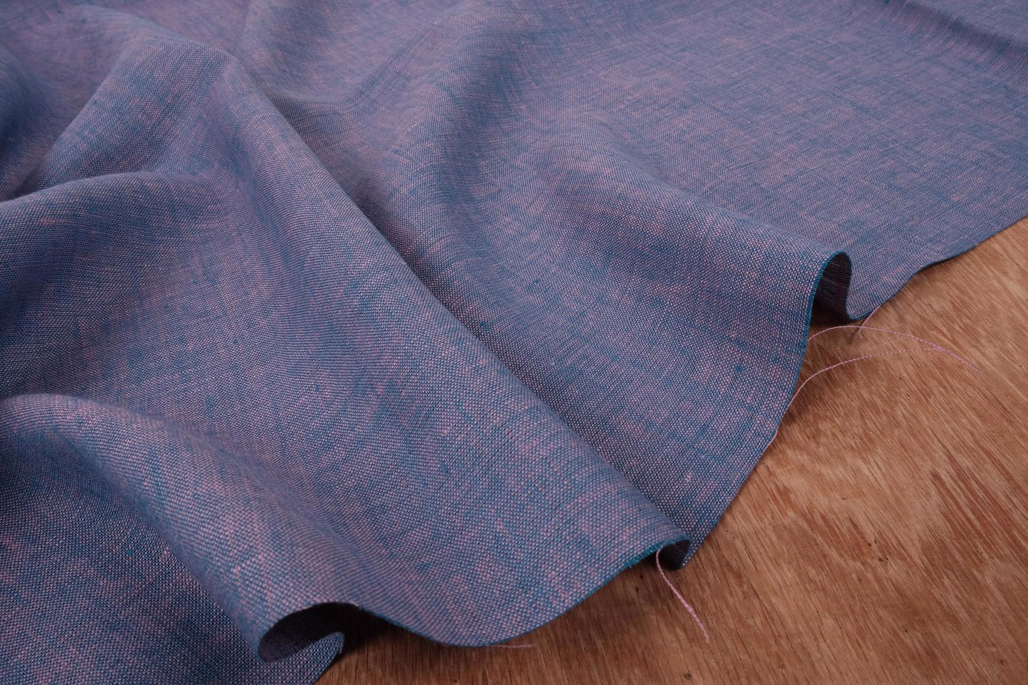 Chambre - blue pink - linen fabric - 147M