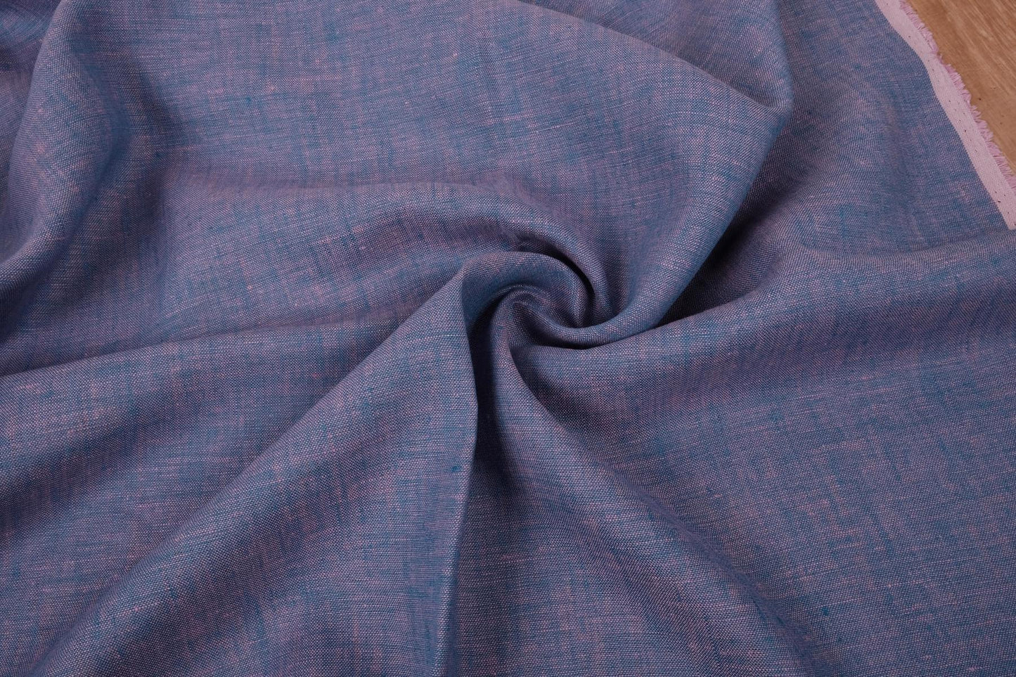 Chambre - blue pink - linen fabric - 147M
