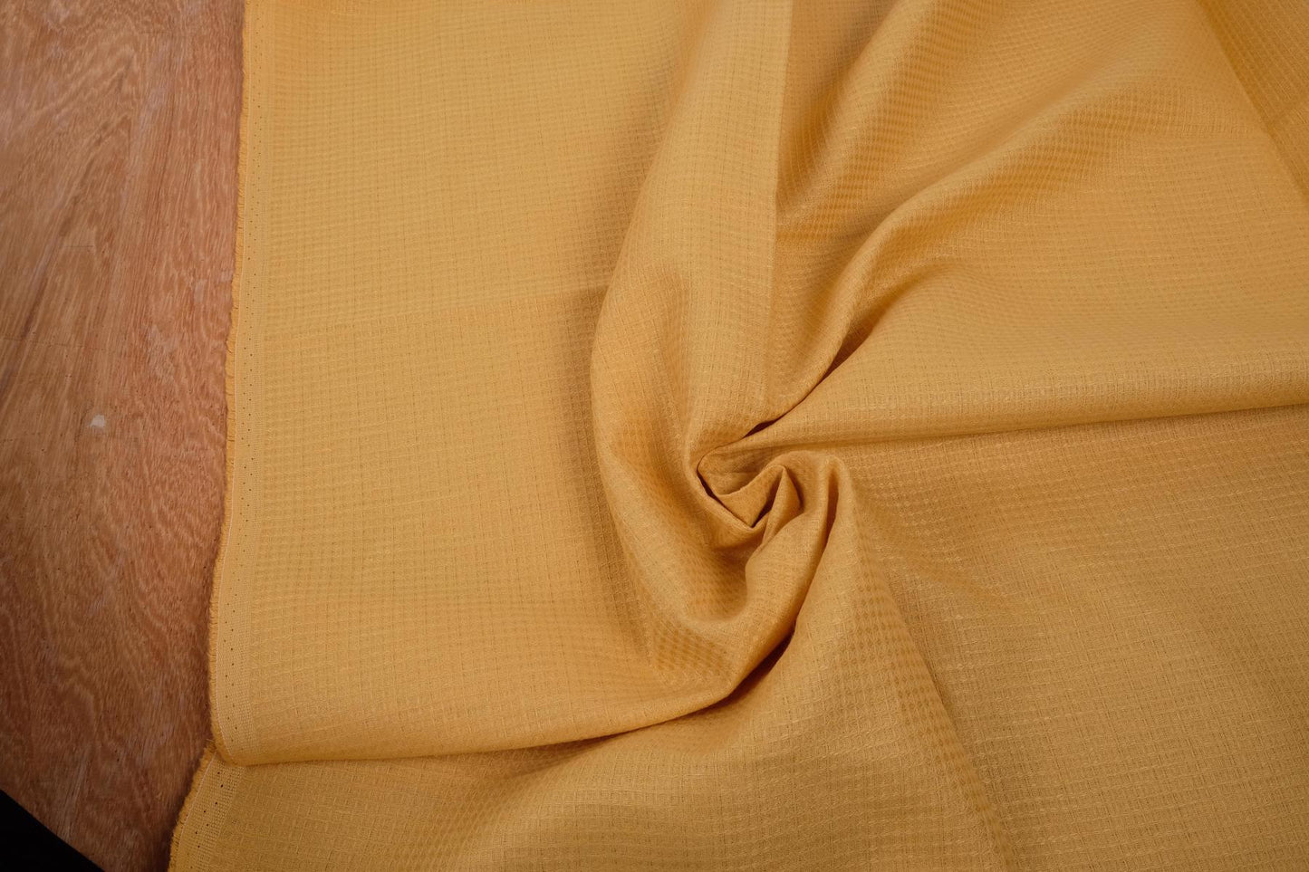 Waffle - yellow - linen fabric - 120VA