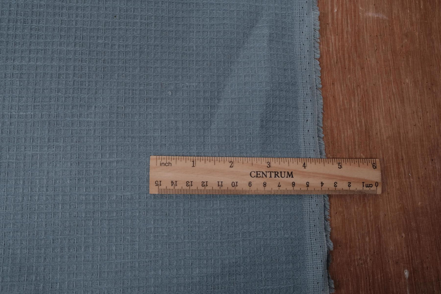 Waffle - aqua green - linen fabric - 134VA