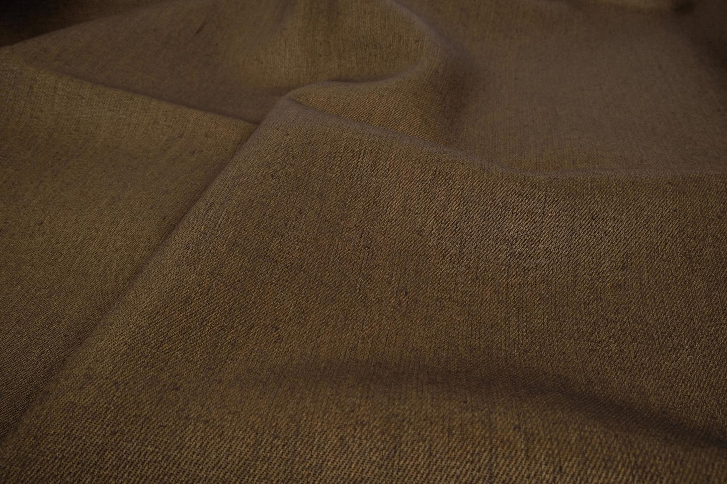 Twill - brownish green - linen fabric - 185H