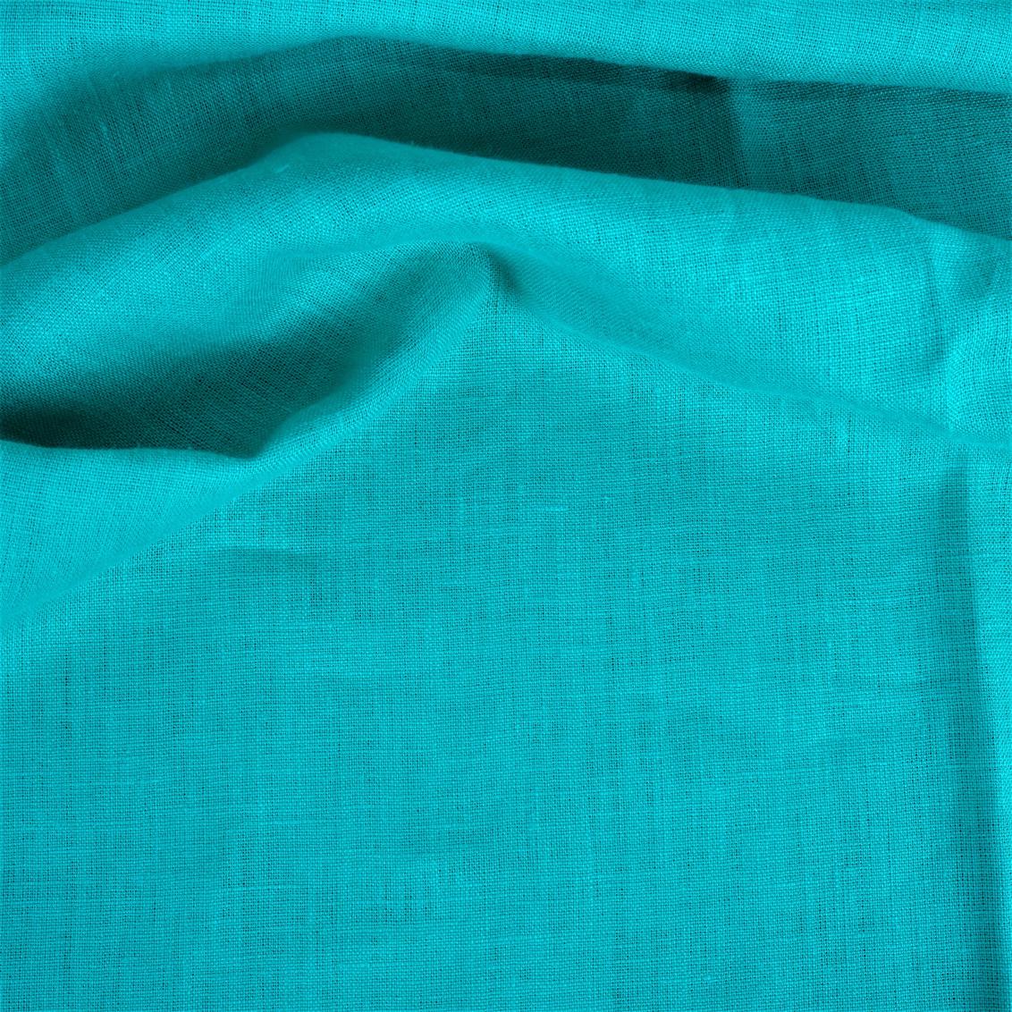 Turquoise - linen fabric - 280gsm - 187M