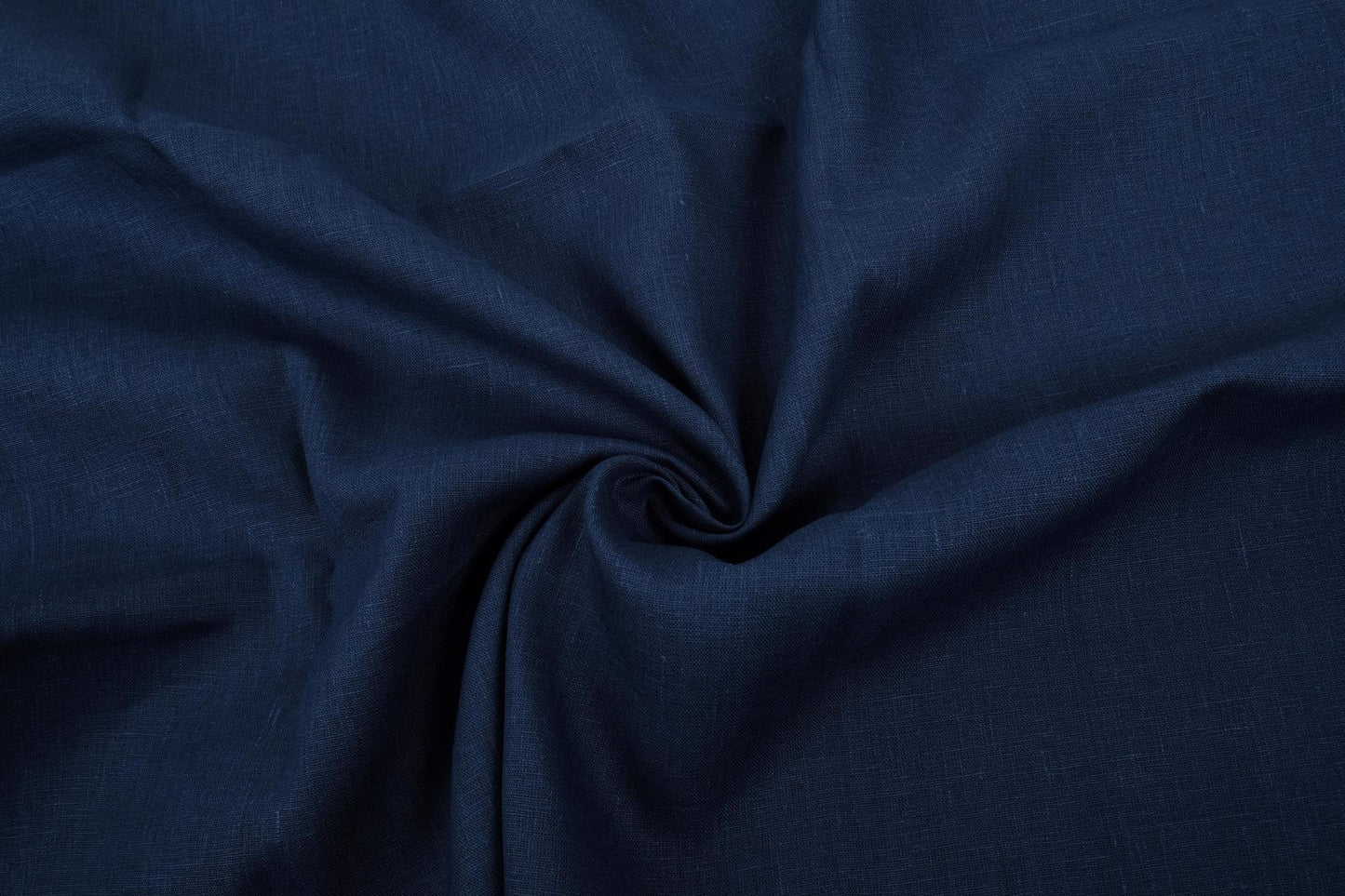 Navy blue - heavy linen fabric - 193H