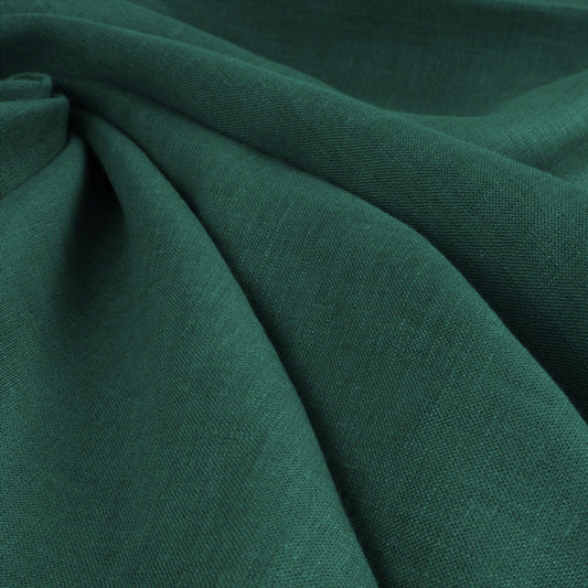 Pine green - linen fabric - 180gsm - 174M