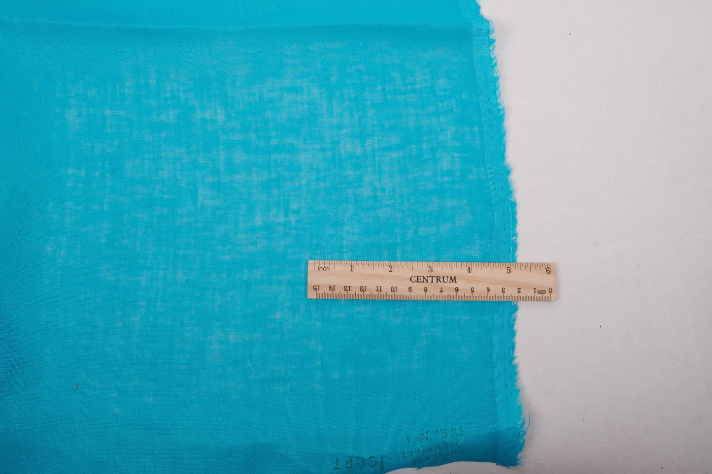 Sheer GAUZE linen fabric - aquamarine blue - 158SH