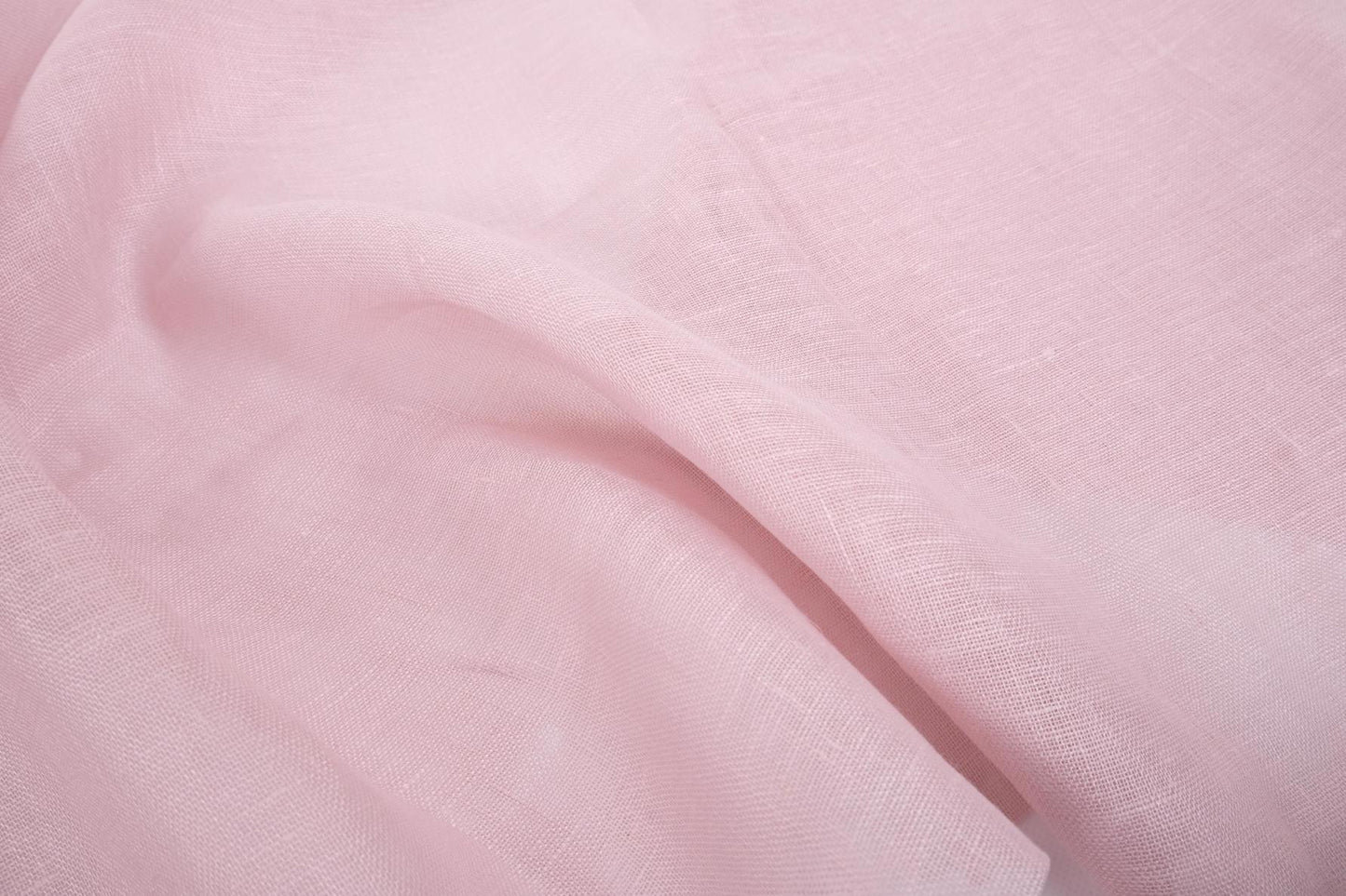 Sheer GAUZE linen fabric - crepe pink - 167SH