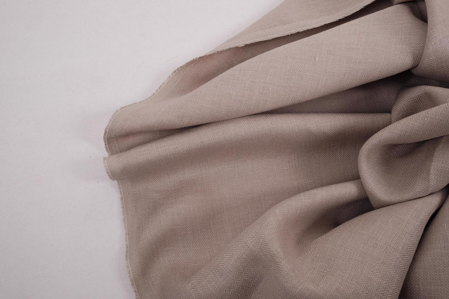 Herringbone - potatoe grey - linen fabric - 789H