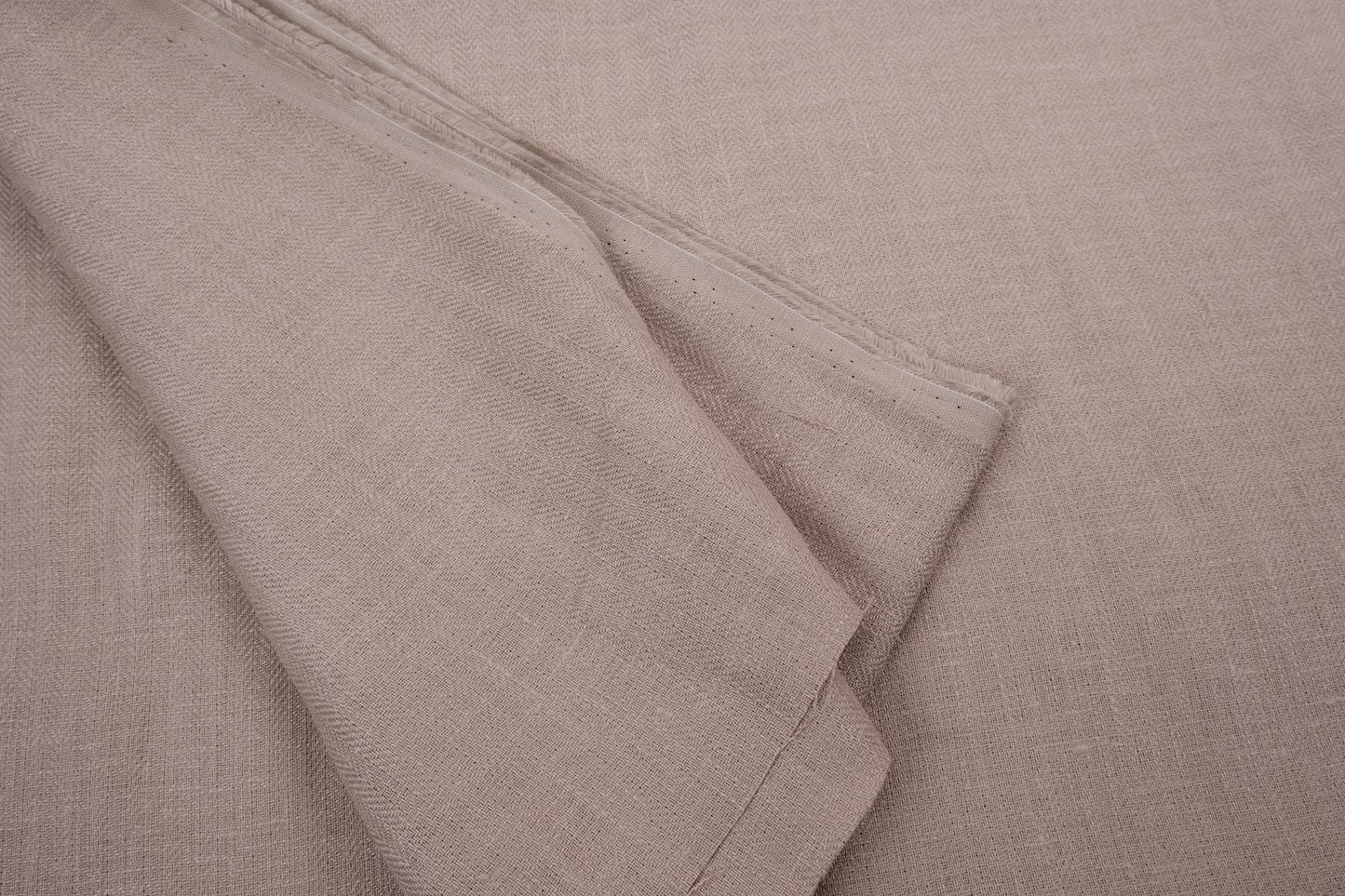 Herringbone - potatoe grey - linen fabric - 789H