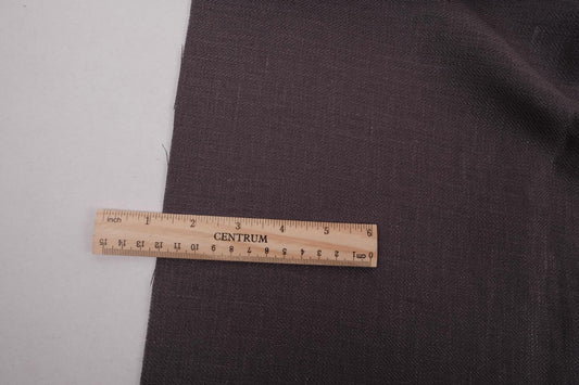 Herringbone - dark grey - linen fabric - 795H