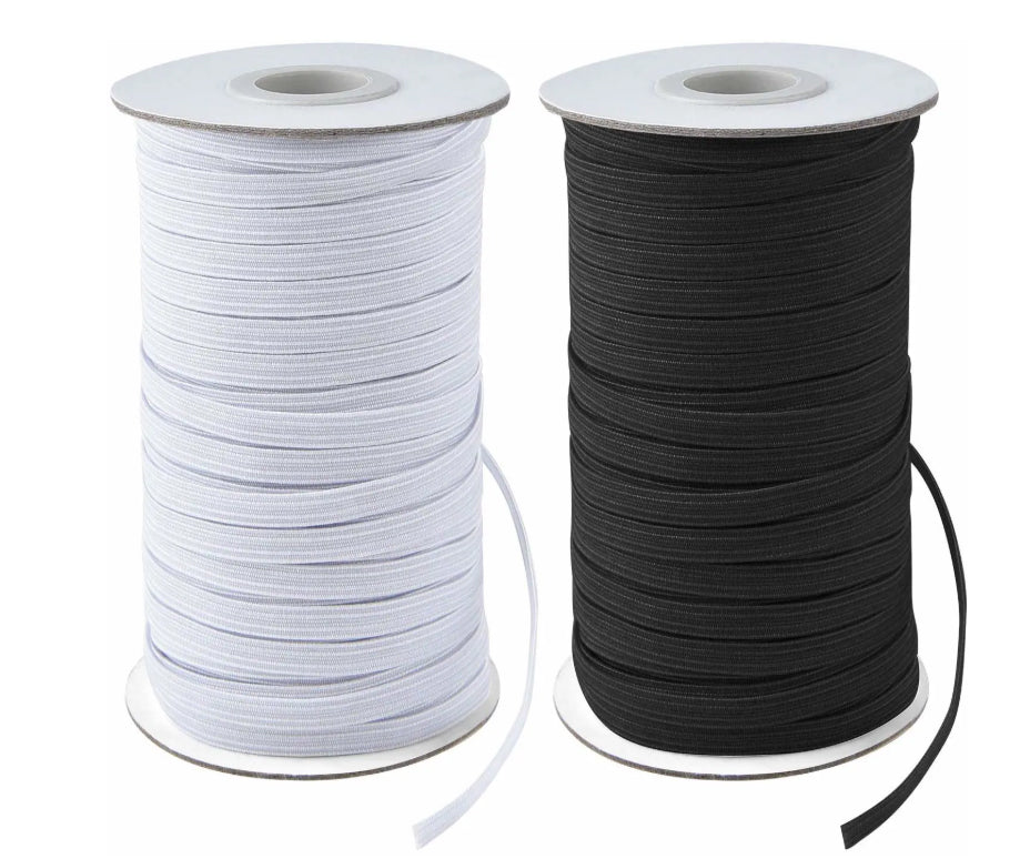 Flat Elastic trim - 4mm or 6mm - 1870E