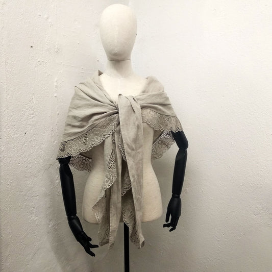 Natur - Lace shawl - Triangle