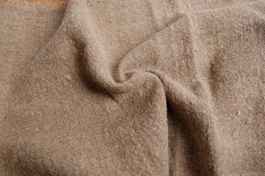 ASAKA - Extra heavy linen fabric- rough natur - stonewashed - 538W