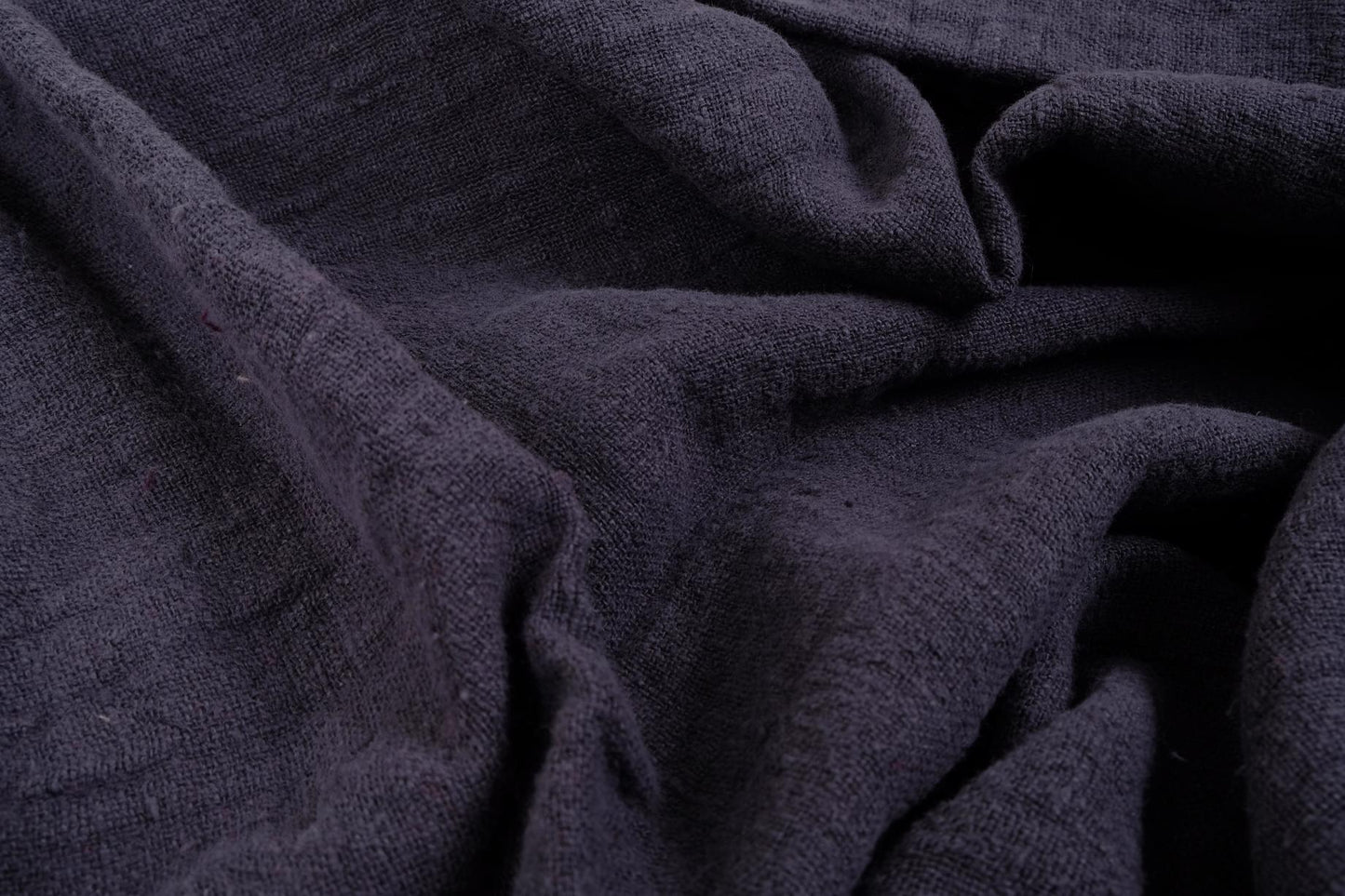 Fluffy linen fabric - muddy purple- 6325SH