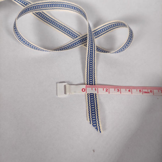 ETHNO - Folk art trim webbing - blue 10mm