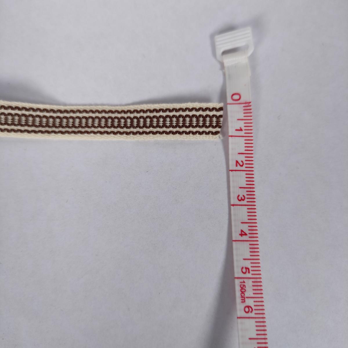 ETHNO - Folk art trim - brown 10mm